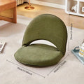 Sillón Tatami, Sillón Plegable para Dormitorio, Sofá Individual Pequeño para Dormitorio, Sillón Pequeño Ajustable, Extraíble y Lavable