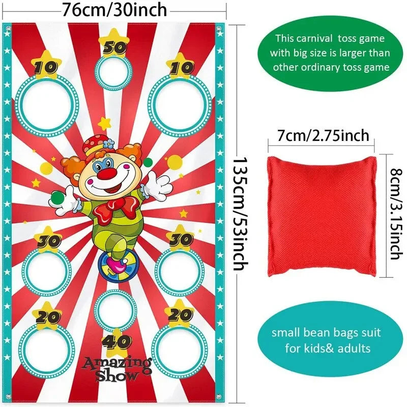 Divertido Juego de Bolsas de Frijoles Juguete Bolsas de Frijoles Seguras para Lanzar para Adultos Niños al Aire Libre Fiestas de Navidad Juegos de Carnaval Juguetes