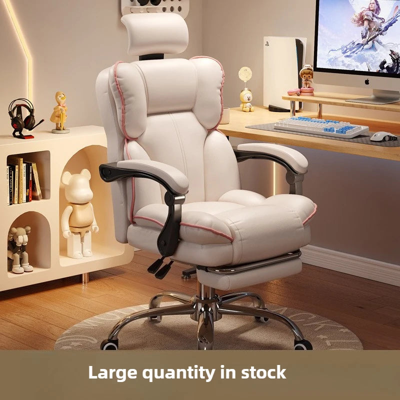 Sillón giratorio para e-sports, silla de ordenador para estudio sedentario, asiento de sofá de oficina, silla de transmisión en vivo, sillón de host de transmisión en vivo, comodidad para el hogar