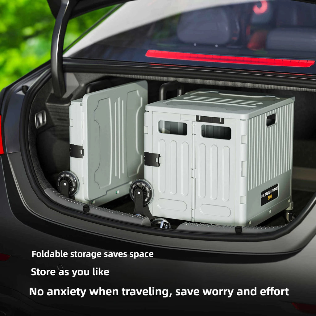 Household multi-functional shopping trolley, portable folding shopping trolley, trailer, camping, large-capacity storage box