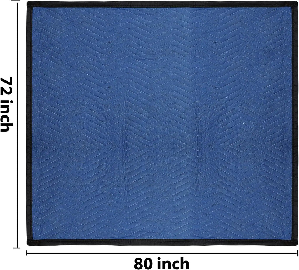 Mantas acolchadas resistentes para mudanza, 203 x 183 cm, protectores acolchados para muebles, suministros de mudanza, paquete de 24