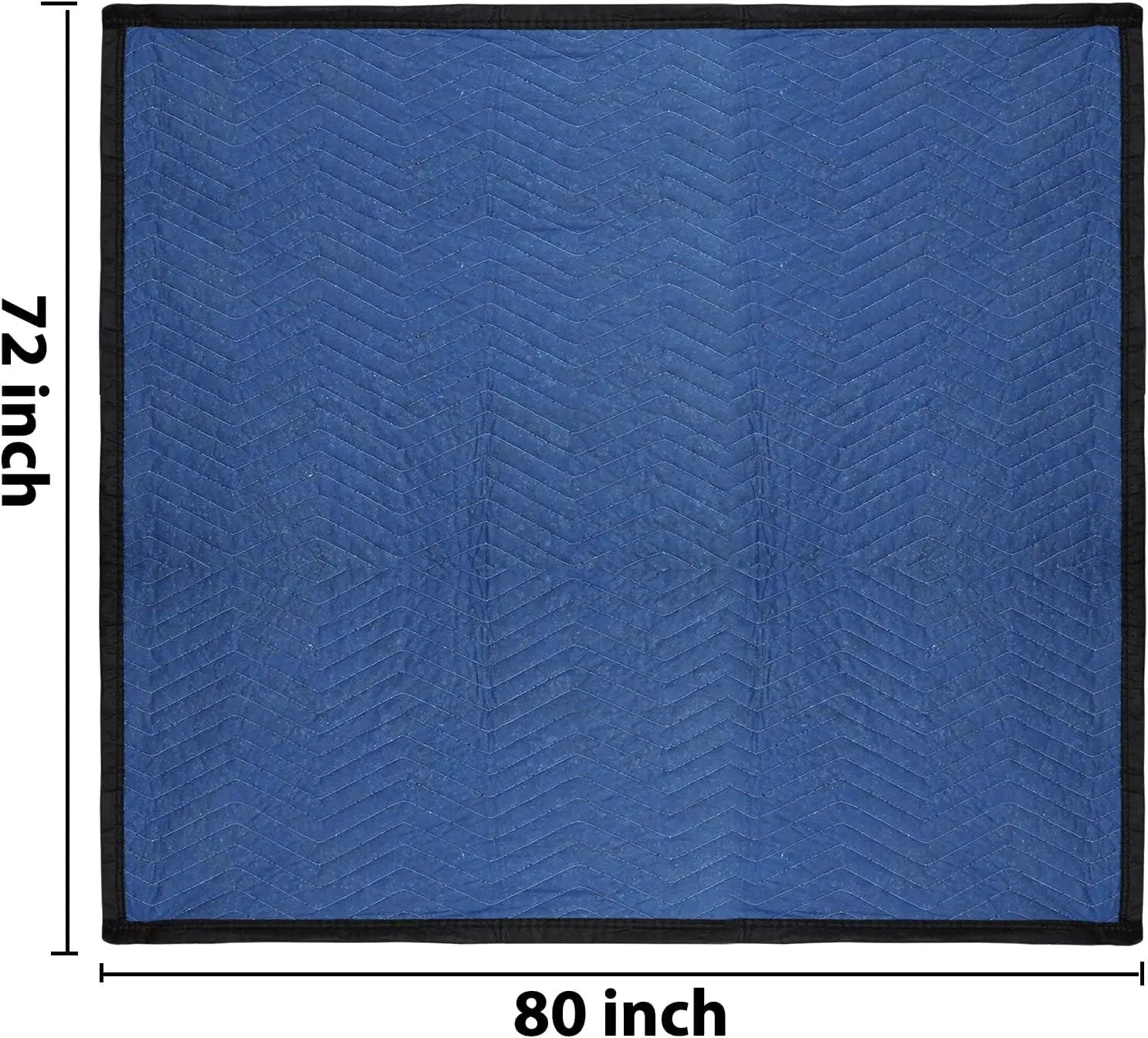 Mantas acolchadas resistentes para mudanza, 203 x 183 cm, protectores acolchados para muebles, suministros de mudanza, paquete de 24