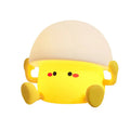 Linda luz nocturna, lámpara de yema de huevo, lámpara de seta, decoración creativa de escritorio, carga USB, luz nocturna interior para niños, regalo de cumpleaños