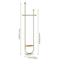 Stand Portable Clothes Rack Bedroom Floor Holder Clothes Hanger Hat Rack Home Modern Perchero De Pie Clothing Store Furniture