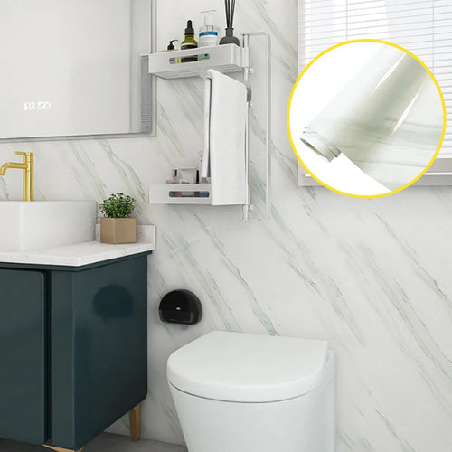 40cm New Kitchen Oil-proof Wall Stickers Self-adhesive Stain-resistant High Temperature Kitchen Countertop Protective Wallpaper
