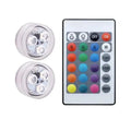 Luz LED sumergible con mando a distancia para piscina, fiestas, eventos, lámpara de té impermeable para jarrones, peceras, bodas, Halloween, Navidad