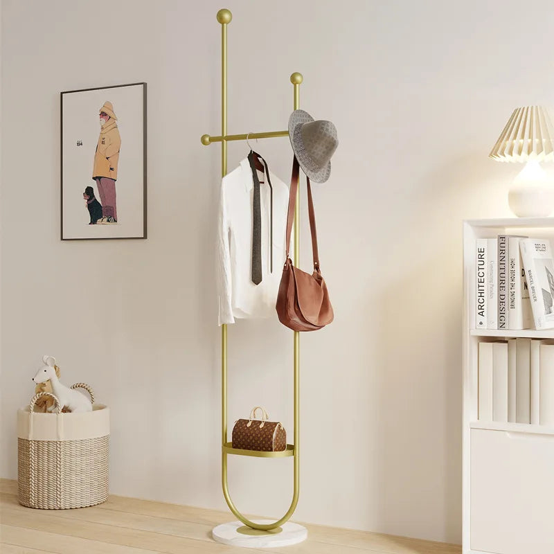 Perchero portátil de pie para dormitorio, colgador de ropa, perchero, muebles modernos para tiendas de ropa