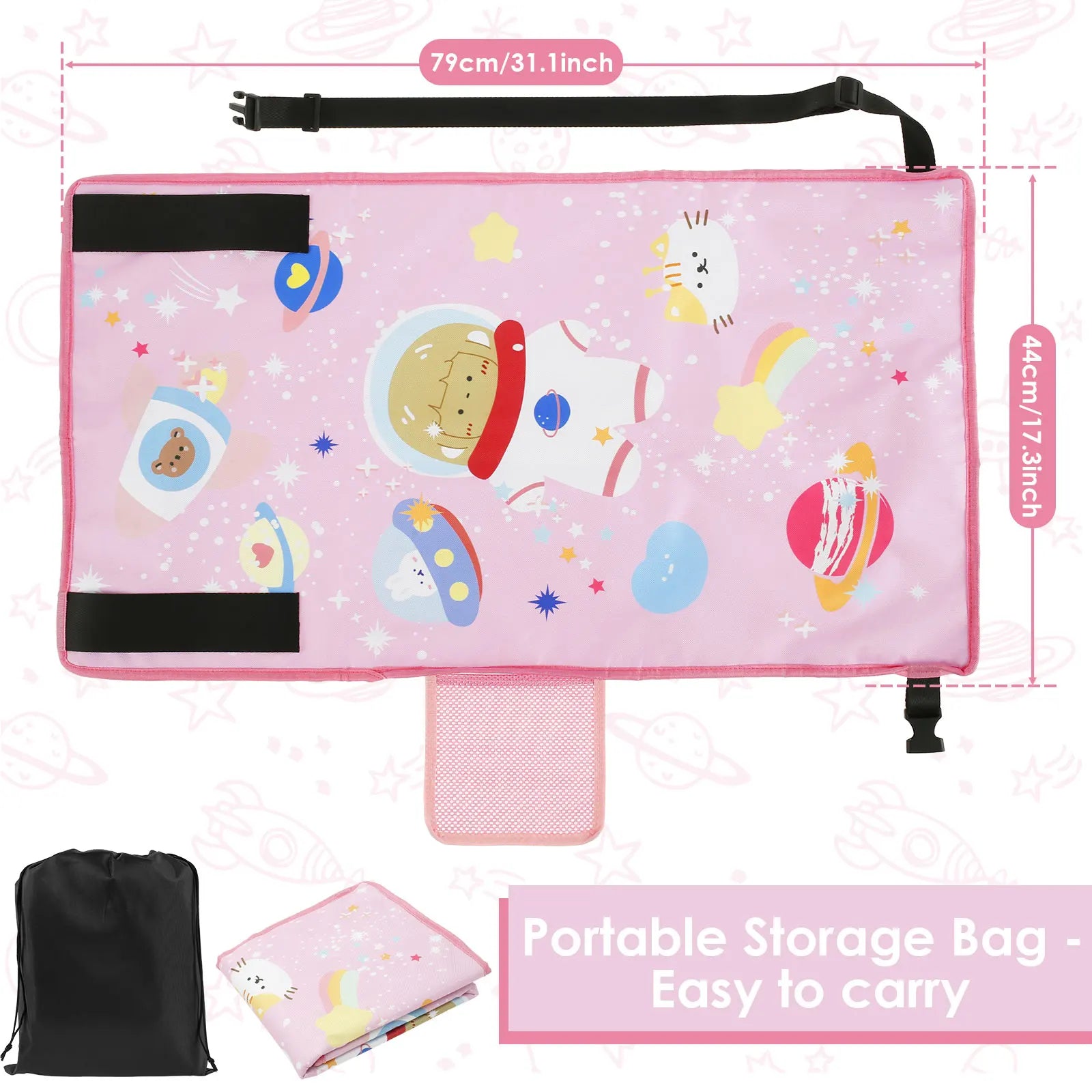 Cama de avión para niños, transpirable, extensor de asiento de avión para niños, reposapiés portátil para aviones, elementos esenciales de viaje, hamaca para pies de avión
