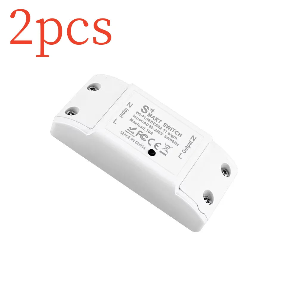 Módulo de Relé de Interruptor WiFi Básico TUYA DIY MINI Interruptor de Casa Aplicación SmartLife Control Remoto Inalámbrico por Voz Interruptor Temporizador Alexa