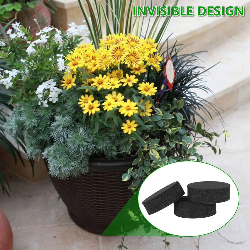 40/160 piezas patas para macetas redondas de EVA, elevadores invisibles para macetas, kit autoadhesivo antideslizante, elevadores para macetas, accesorios de jardinería