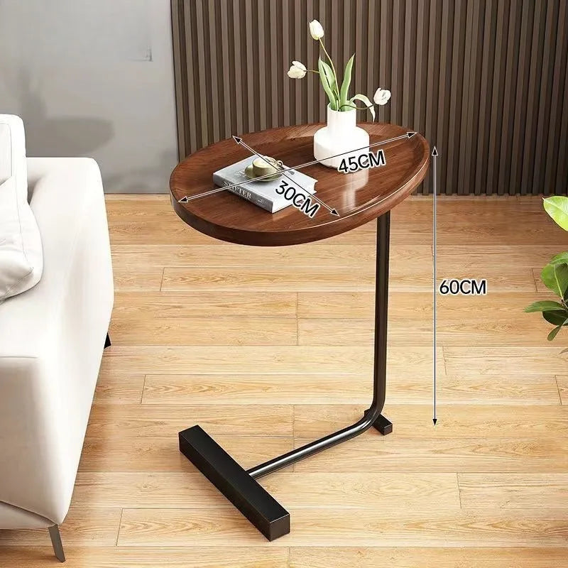 Mesa auxiliar extraíble, mesita pequeña simple para el hogar, estante de dormitorio junto a la cama, sala de estar, mesa auxiliar de sofá mini de celebridades de Internet.