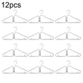 12pcs Foldable Coat Hangers - Portable Travel Hangers, Space-Saving Design,Ideal for Clothes & Coats