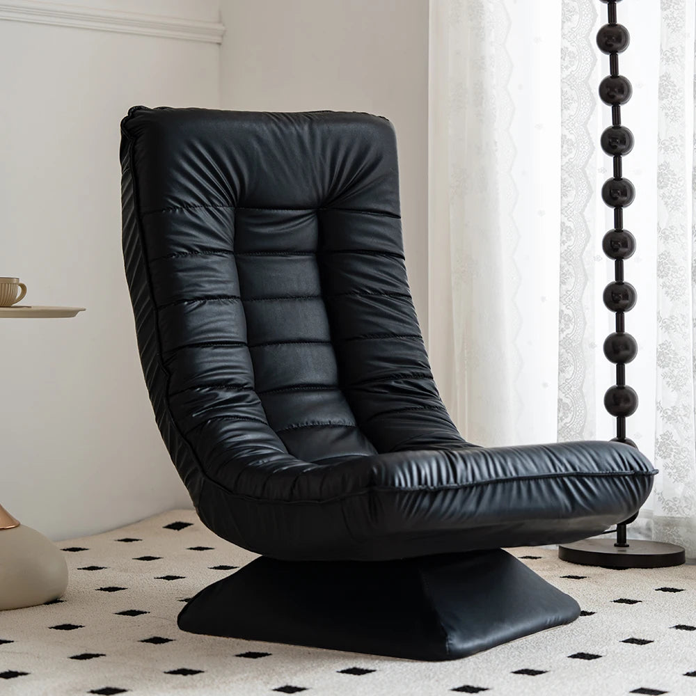 Rotating Lounge Chair for Adults And Children - 360-Degree Swivel Seating - Cushioned Banana Chair