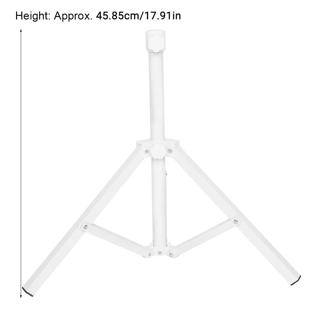 Soporte para sombrilla de jardín, trípode de hierro plegable, base de soporte para sombrilla de playa, jardín, camping, pesca