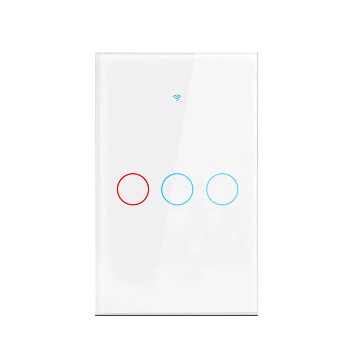 Tuya Wifi Smart Interruptor de Luz de Pared 1/2/3 Gang EU Interruptor Táctil Rf433 Control Remoto Inalámbrico Para Alexa Google Home Control por Voz