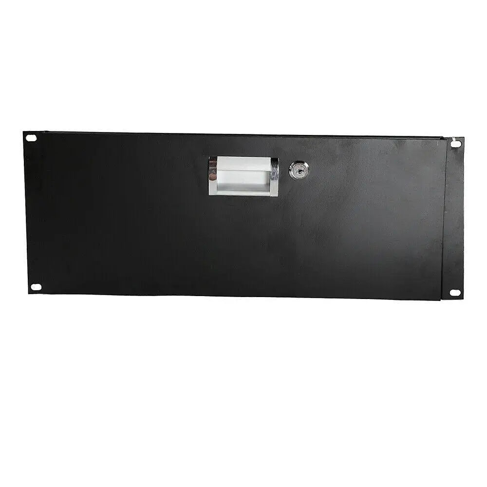 Estuche rack profesional de 4U, placa de acero de 19", cajón para DJ, gabinete para equipos con llave