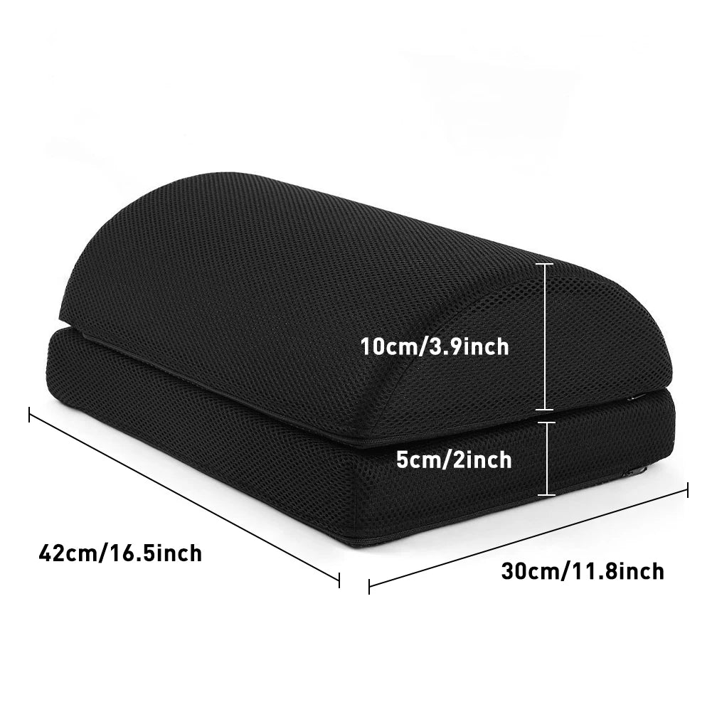 Reposapiés ergonómico para oficina – Reposapiés ajustable para debajo del escritorio para silla de oficina y silla de juegos