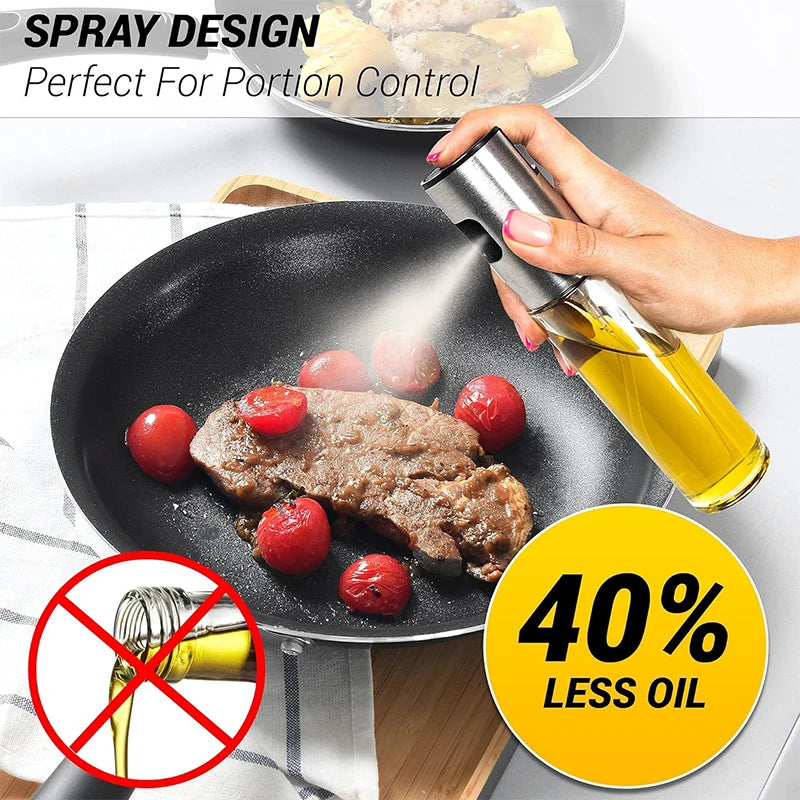Pulverizador de aceite de oliva de 100 ml para cocinar, botella pulverizadora de aceite de oliva portátil, dispensador de aceite de oliva de cocina, pulverizador de niebla YY181