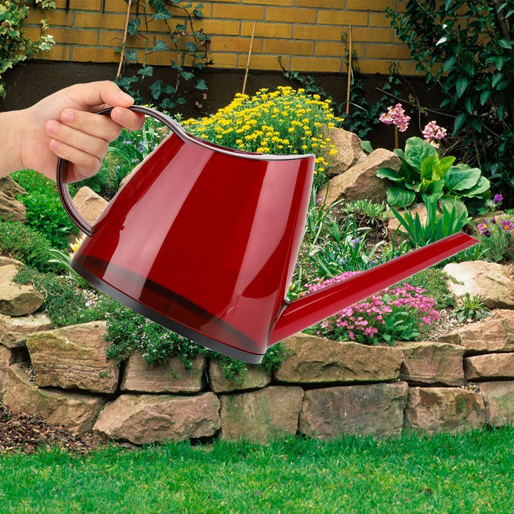 1.4L Watering Can Long Mouth Flower Sprayer Plants Watering Pot Succulent Shower Water Cans Garden Resin Sprinkler Kettle