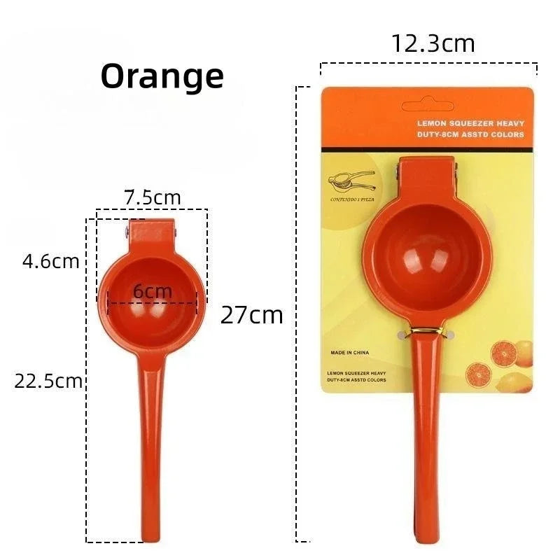 Exprimidor manual de limones de aleación de aluminio, exprimidor de naranjas a mano, mini exprimidor doméstico, clip para limones, prácticos utensilios de cocina