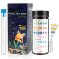 100 tiras reactivas para acuario 9 en 1/7 en 1, kit de prueba rápida y precisa para pecera con tubo de ensayo, monitor de calidad del agua, tiras de prueba de pH