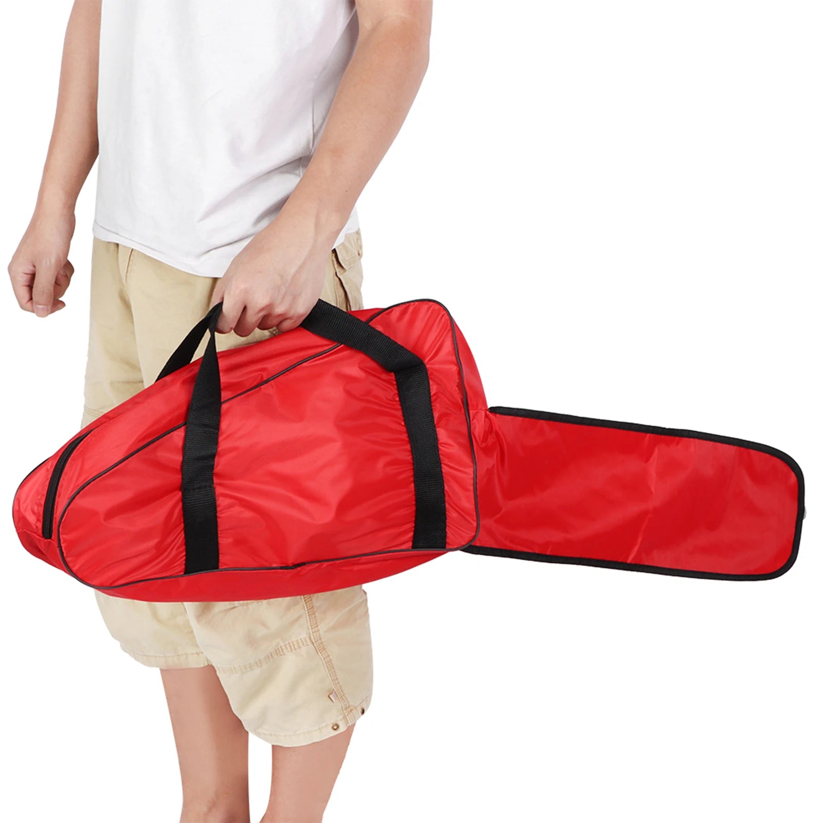 Bolsa de transporte para motosierra Contenedor para motosierra Tejido Oxford Bolsa portátil para motosierra Estuche de almacenamiento para motosierras de 12, 14 y 16 pulgadas