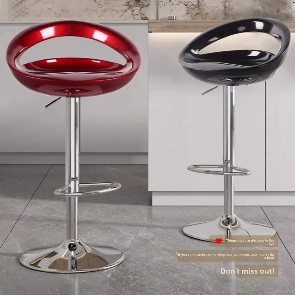 Silla de bar, silla de bar moderna y sencilla, silla elevadora, silla de caja, taburete alto, taburete de bar, taburete de casa
