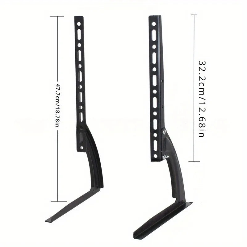 Patas universales de soporte de TV, pies de TV para televisores LCD/LED/OLED/plasma, soporte de TV de mesa, elevador de pedestal para pantallas planas y curvas de Halloween