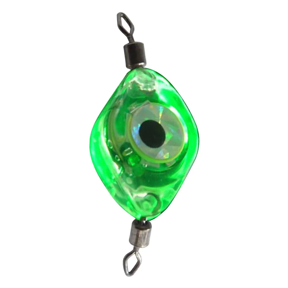 Luz LED para señuelo de pesca con forma de ojo, impermeable, con sensor de caída profunda, para agua salada y dulce, para uso subacuático