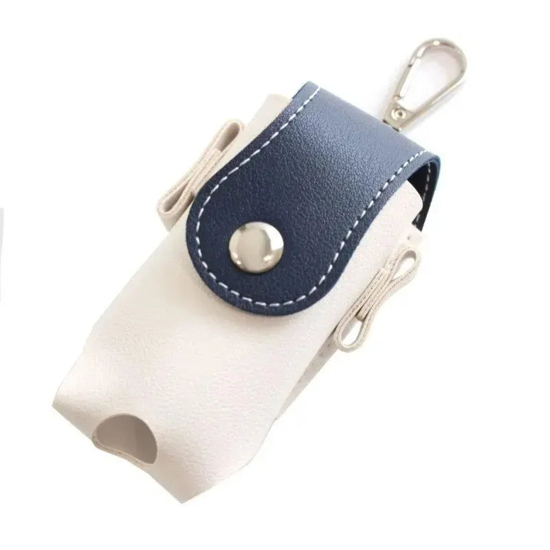 Bolsa portátil de protección para pelotas de mini golf, para colgar en la cintura, llavero de colores, pequeñas bolsas de cintura.