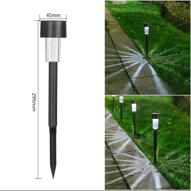 Luces solares para exteriores Luces de jardín Lámpara solar Linterna Impermeable Iluminación paisajística Sendero Patio Césped Decoración de jardín