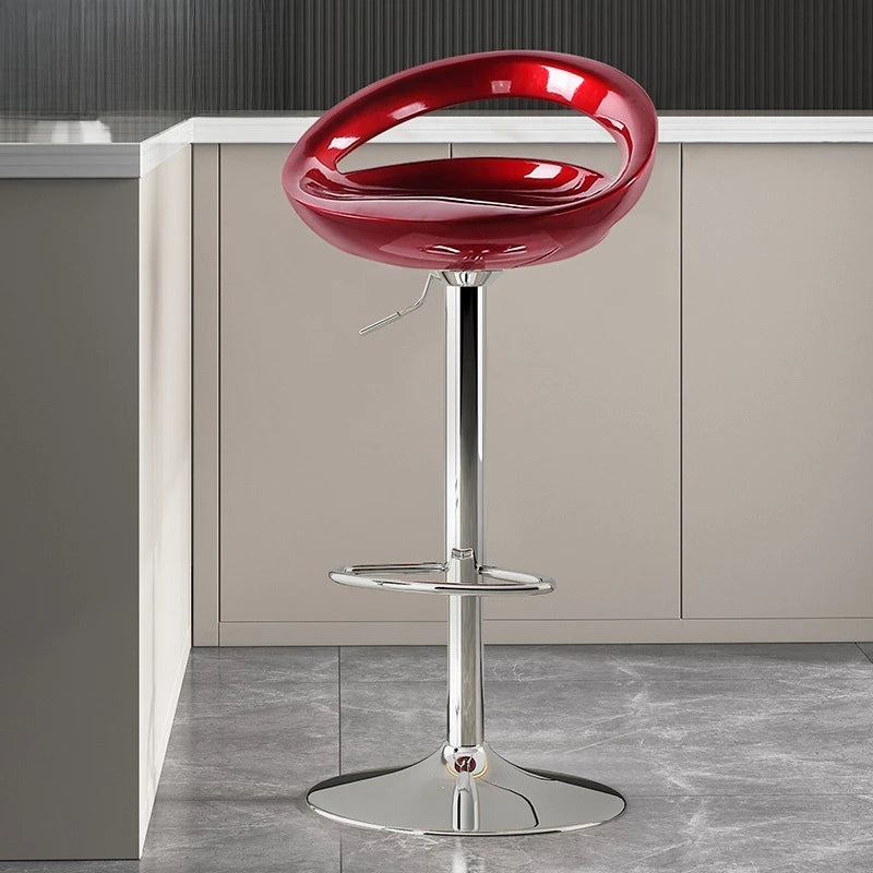 Silla de bar, silla de bar moderna y sencilla, silla elevadora, silla de caja, taburete alto, taburete de bar, taburete de casa