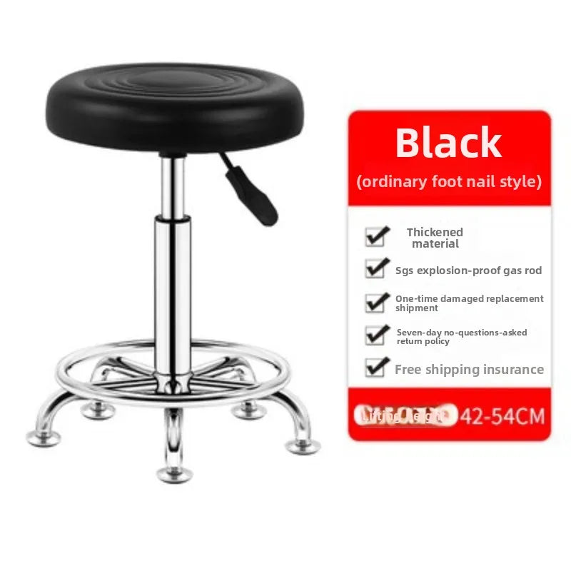 Silla de bar multifuncional silla giratoria de bar silla elevadora de bar taburete giratorio de bar silla de peluquería taburete alto taburete redondo taburete de belleza