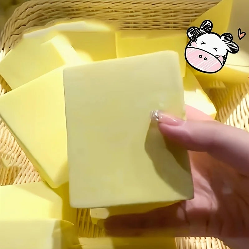Placer al amasar el ladrillo de leche suave, aroma a leche, rebote lento, súper fácil de apretar y aliviar el estrés