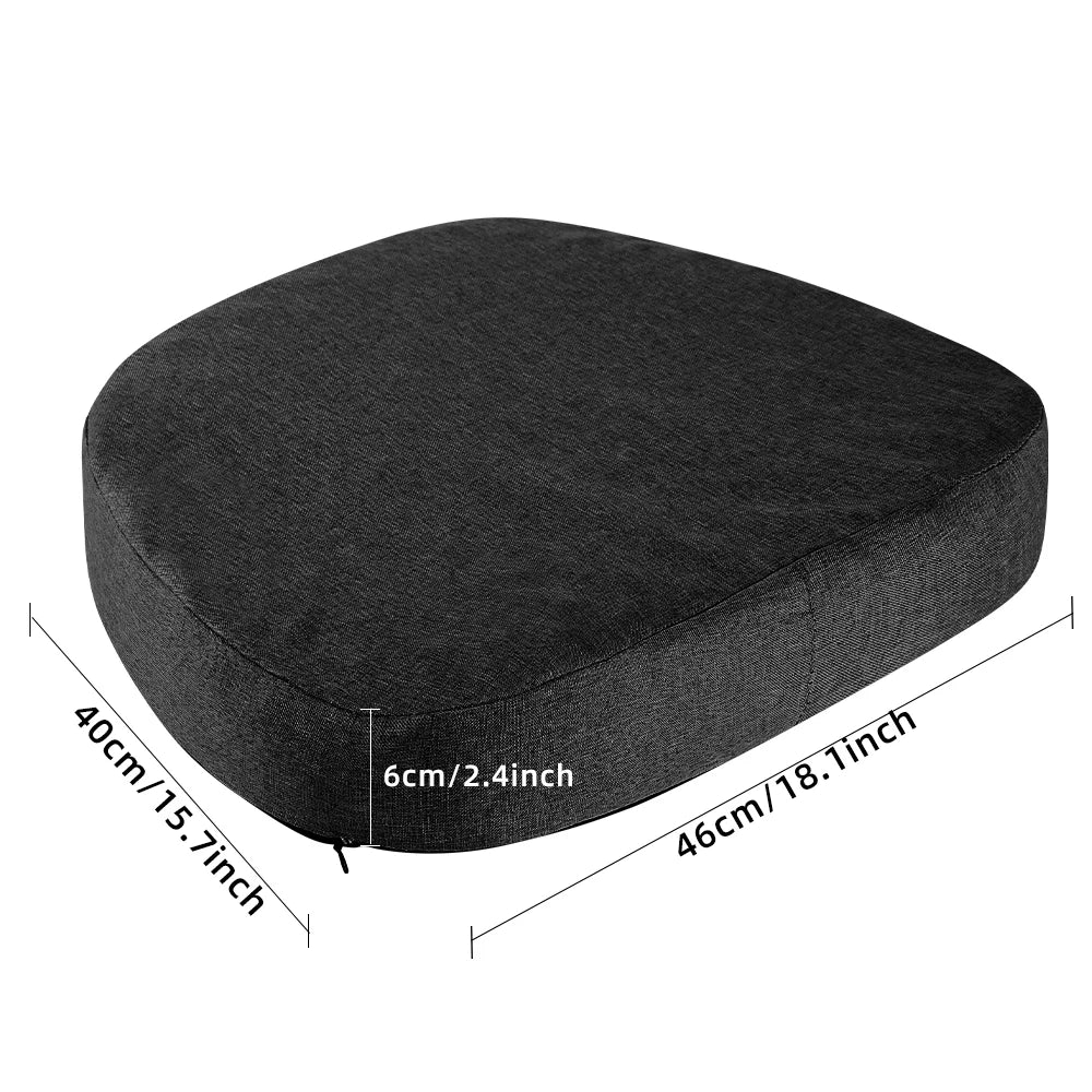 Cómodo cojín de asiento transpirable - cojín de asiento de masaje de esponja con forma de onda que puede aliviar la presión sobre las caderas, cojín para glúteos