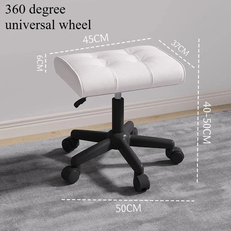 Reposapiés de altura ajustable para silla de oficina, reposapiés elevador debajo del escritorio con espuma viscoelástica, reposapiernas ergonómico para sofá de casa
