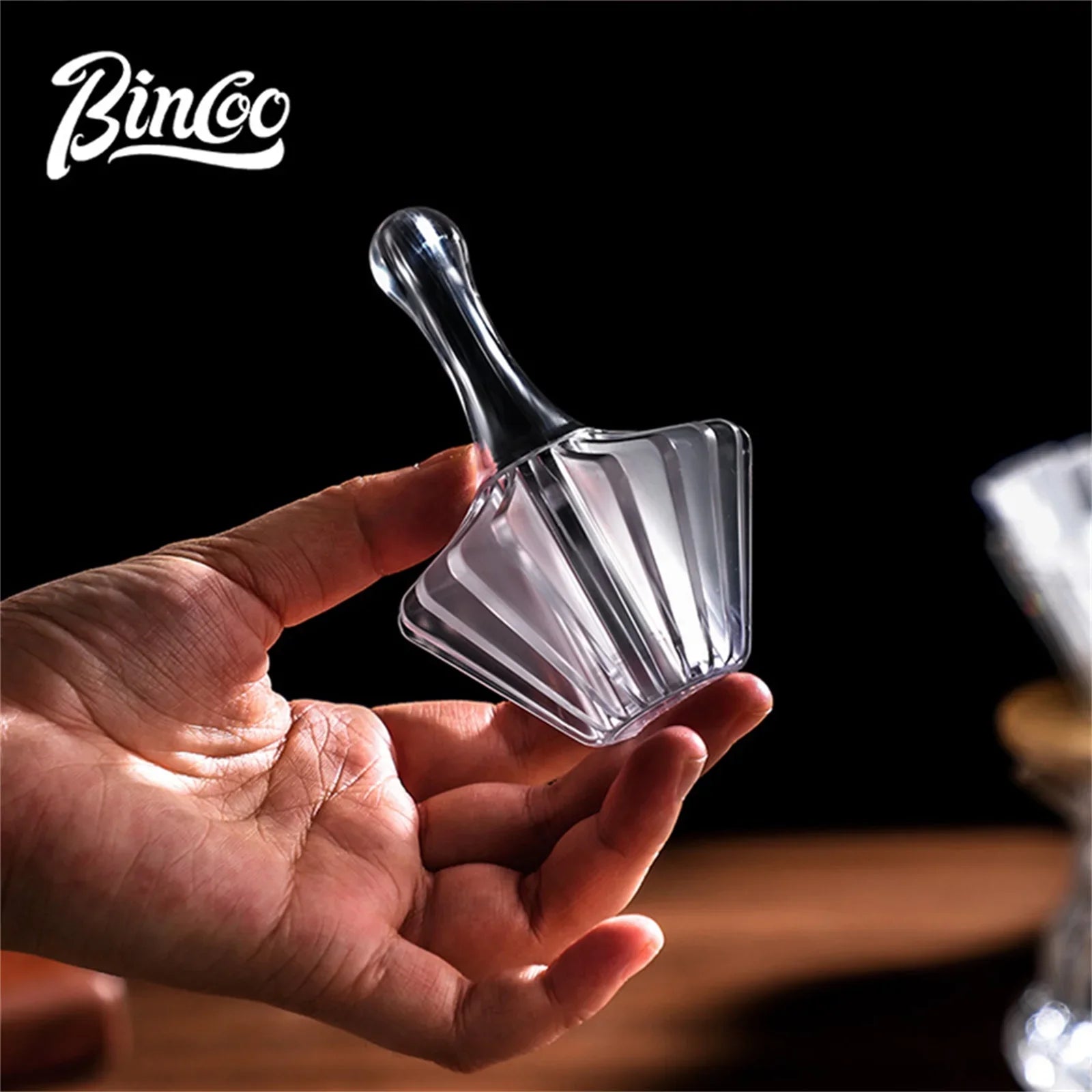 Bincoo Coffee Filter Paper Holder, Heat-Resistant Tritan Coffee Press Ring, Pour Over Assistant, Household Coffee Accessories