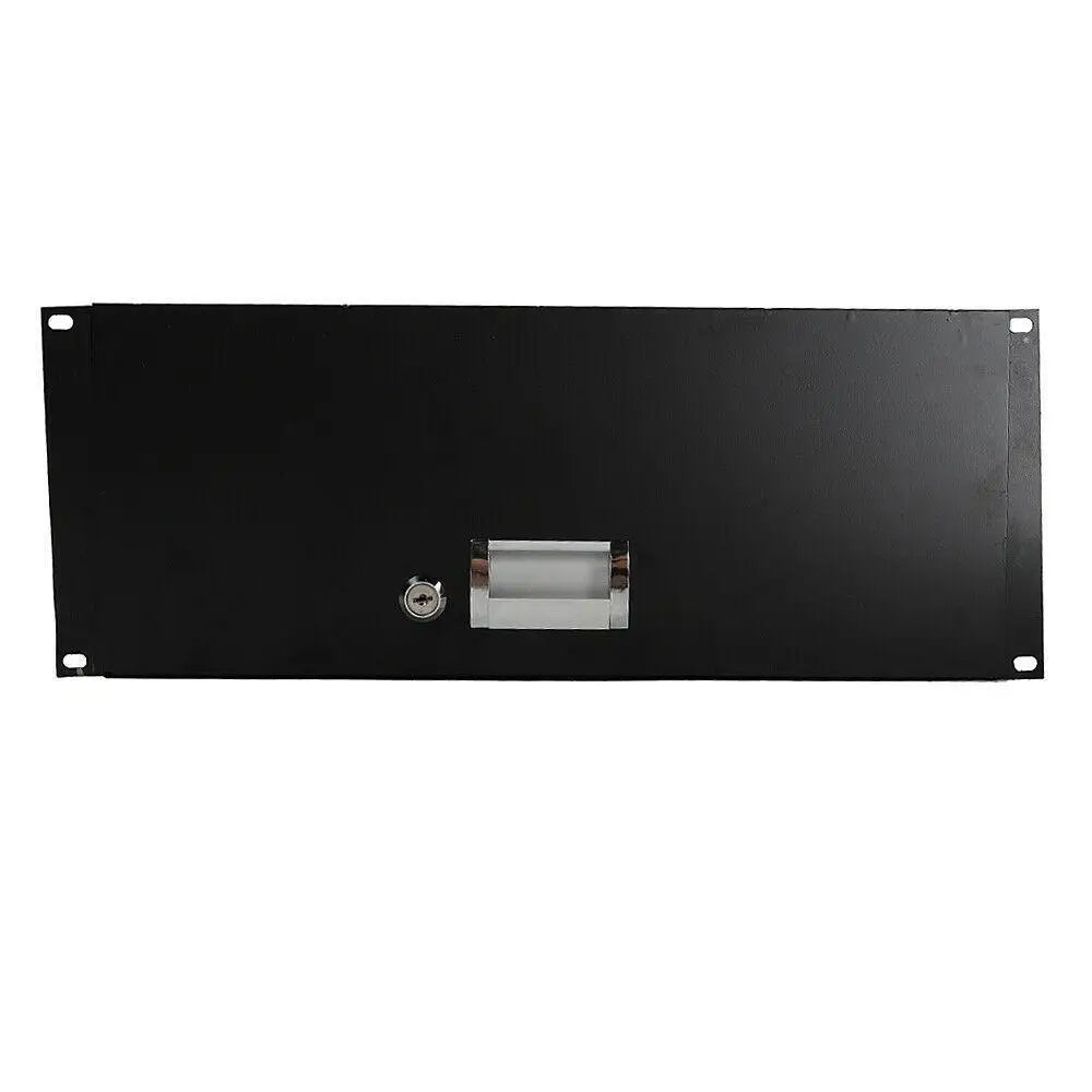 Estuche rack profesional de 4U, placa de acero de 19", cajón para DJ, gabinete para equipos con llave