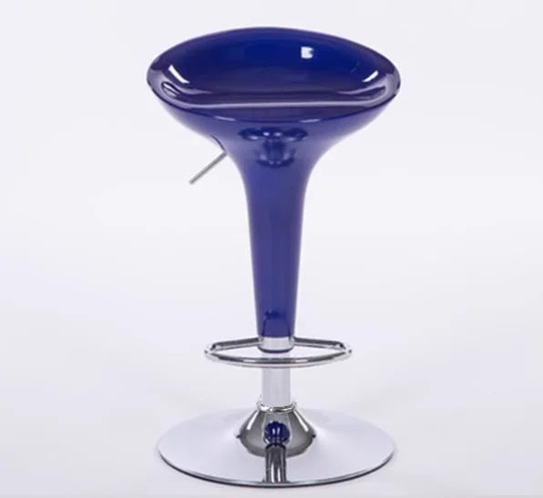 Taburete de Bar Giratorio de Altura Ajustable Silla de Mostrador de Cuero PU Respaldo Reposapiés Taburete Alto de Cocina Moderno Minimalista
