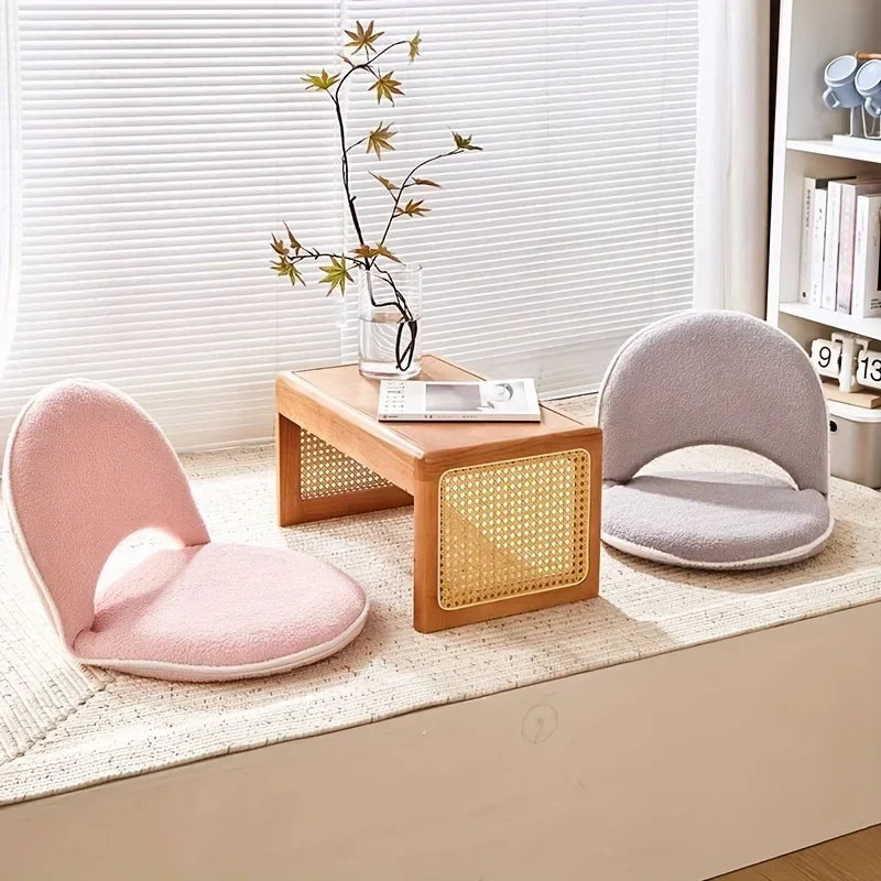 Sillón Tatami, Sillón Plegable para Dormitorio, Sofá Individual Pequeño para Dormitorio, Sillón Pequeño Ajustable, Extraíble y Lavable