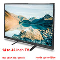 Patas universales de soporte de TV, pies de TV para televisores LCD/LED/OLED/plasma, soporte de TV de mesa, elevador de pedestal para pantallas planas y curvas de Halloween