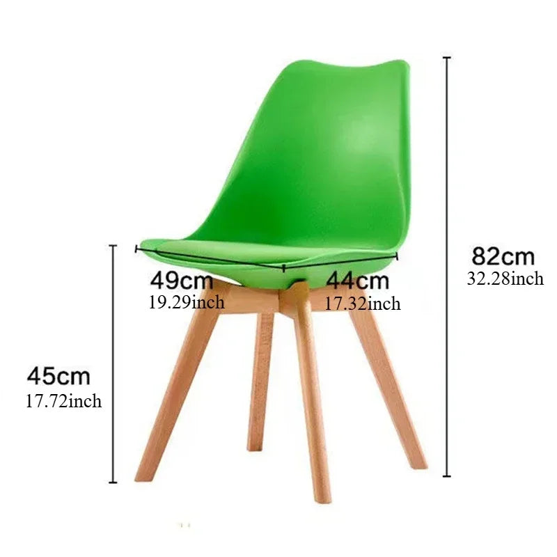 Silla de comedor moderna, silla para el hogar, silla minimalista nórdica con respaldo, silla para mesa de comedor, silla decorativa, sillón para sala de estar.