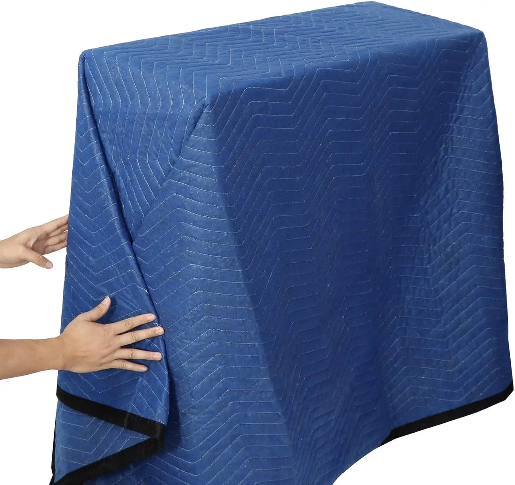 Mantas acolchadas resistentes para mudanza, 203 x 183 cm, protectores acolchados para muebles, suministros de mudanza, paquete de 24