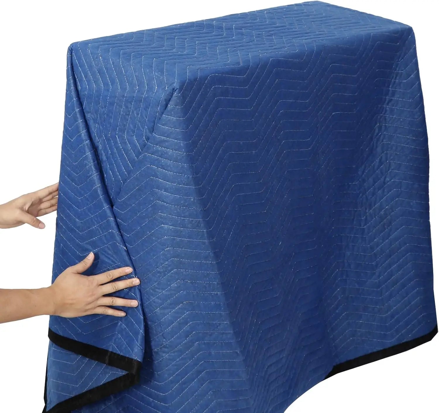 Mantas acolchadas resistentes para mudanza, 203 x 183 cm, protectores acolchados para muebles, suministros de mudanza, paquete de 24
