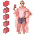 Ponchos de lluvia desechables APEXUP para adultos 5 unidades/10 unidades/50 unidades, poncho de lluvia de emergencia para camping, senderismo, viajes