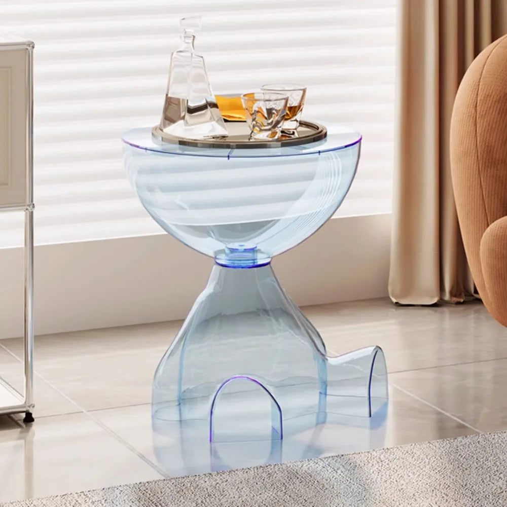 Mesa auxiliar de café móvil, sofá minimalista, sala de estar pequeña, espacios pequeños, dormitorio, mesa de té creativa