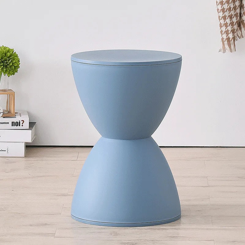 Otomanos de pasillo Muebles de salón Puf de almacenamiento minimalista Taburete reposapiés Puf para cambiar zapatos Taburete de espera de plástico grueso