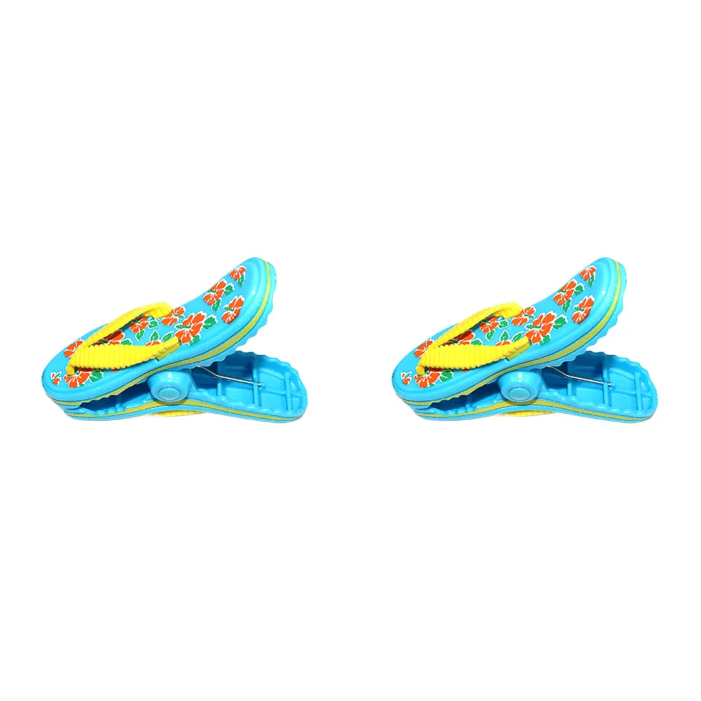 Cute Plastic Beach Towels Clips Large Drying Racks Retaining Clip Windproof Clothes Pegs Pins Animal Decorative Clothespins