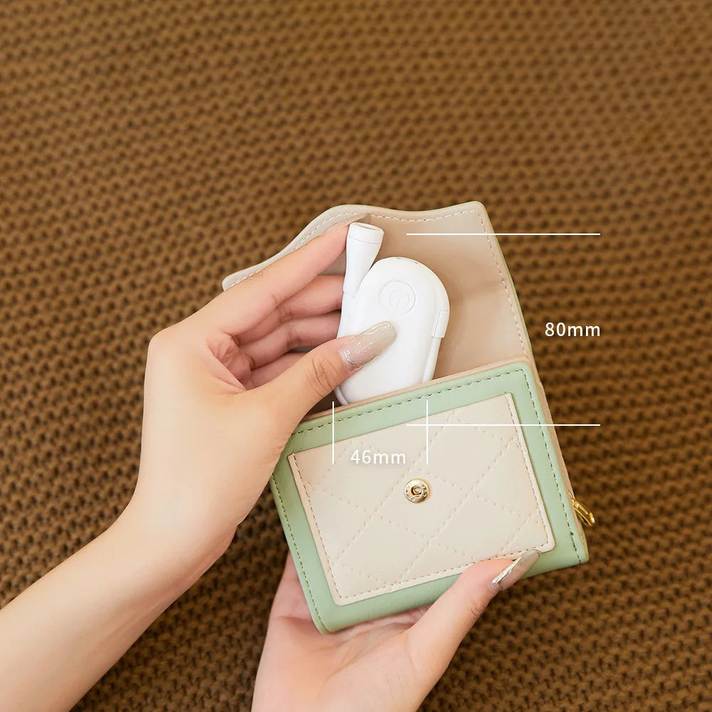 Mini lámpara de lectura LED de 3 colores con protección ocular, clip ajustable, giro de 360°, recargable, para viajes, dormitorio, lectura