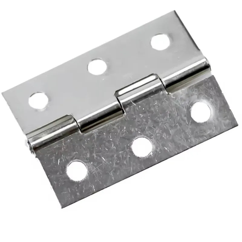 10 bisagras de puerta de acero inoxidable para armarios, ventanas, cajas de madera, bisagras planas, accesorios de herrajes para muebles del hogar Escritorio